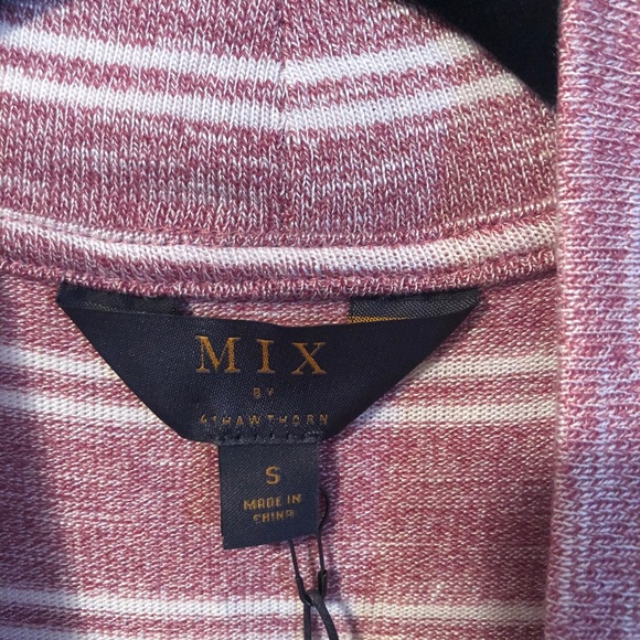 🌺🌼Mix by 41 Hawthorne Pink Striped Cardigan - Picture 7 of 14
